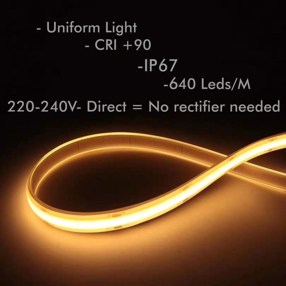 LED STRIP LIGHT WIRELESS-220V-COB-640D - Image 4